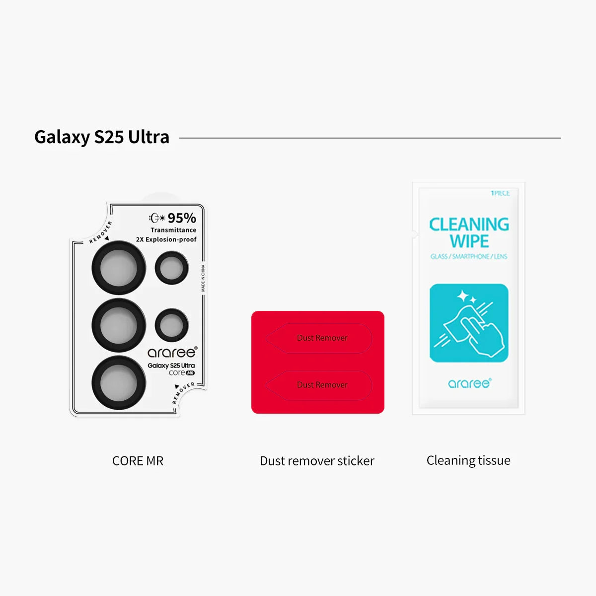 Araree Samsung S25 Ultra Magsafe Duple 3 In 1 Bundle Pack - Clear - Tashqila Araree Samsung S25 Ultra Magsafe Duple 3 In 1 Bundle Pack - Clear - Tashqila